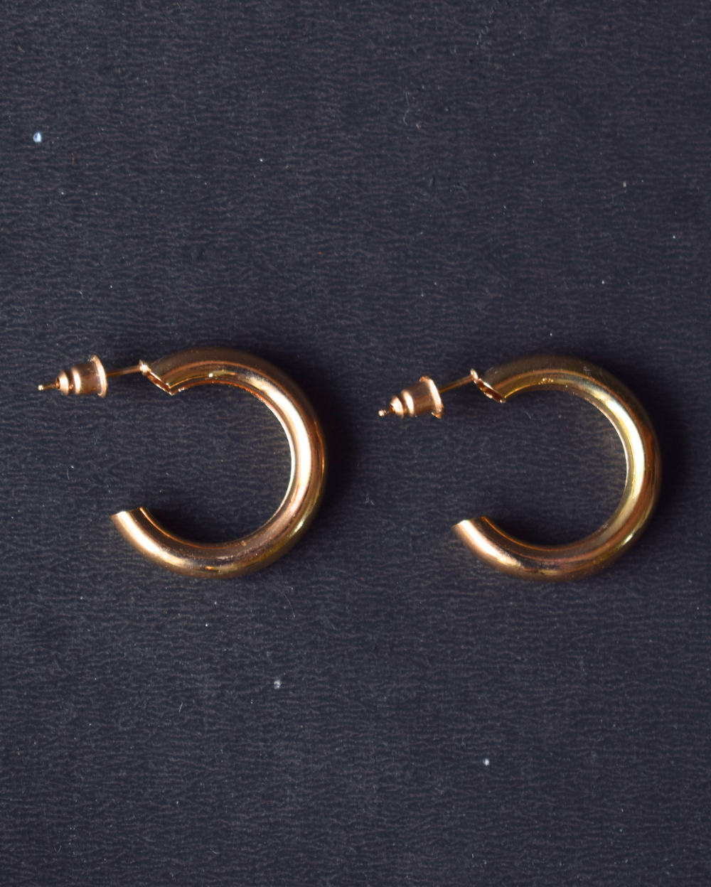 Jewel Space Gold Plated Geometric Half Hoop Earrings